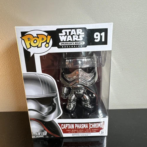 Funko Pop! Vinyl: Star Wars - Captain Phasma - (Chrome Silver) #91