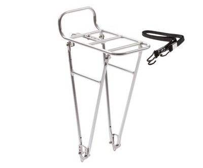 PELAGO Commuter Rack Gepäckträger front carrier - Alu silber Gr. S + EXPANDER