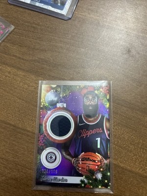2025-26 Topps Holiday - Purple Metallic Relic /199 James Harden #PR-JHA (MEM)