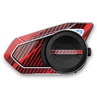 For SENA 50S HD Speakers Communication System Cover Sticker Decal Red Gradients