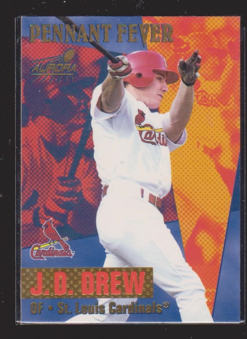 J.D. Drew Cards Inserts Vintage Premium Collection LOOK