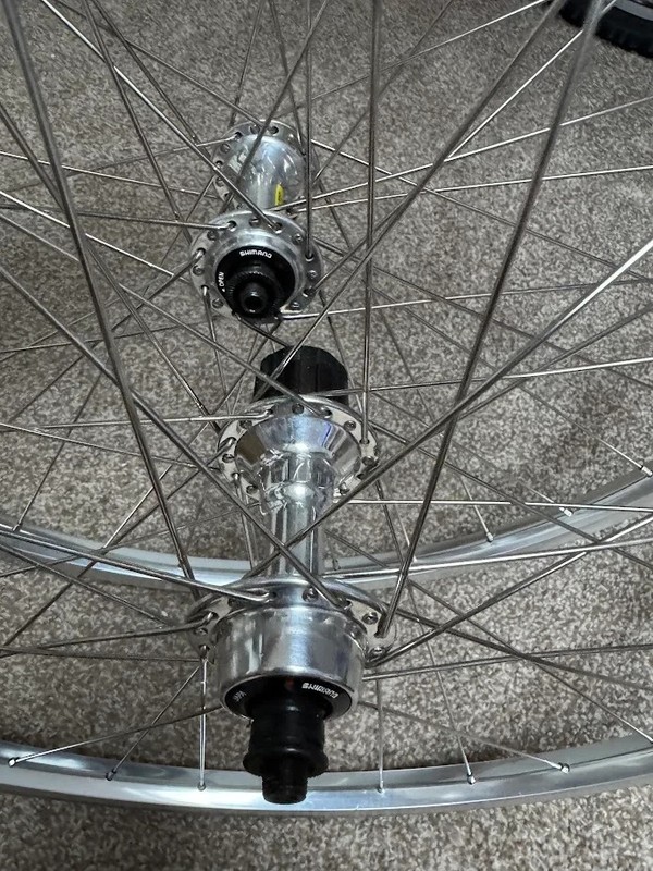 Deore xt mtb 26" wheelset M730 XT hubs on Araya Rm400 immaculate 