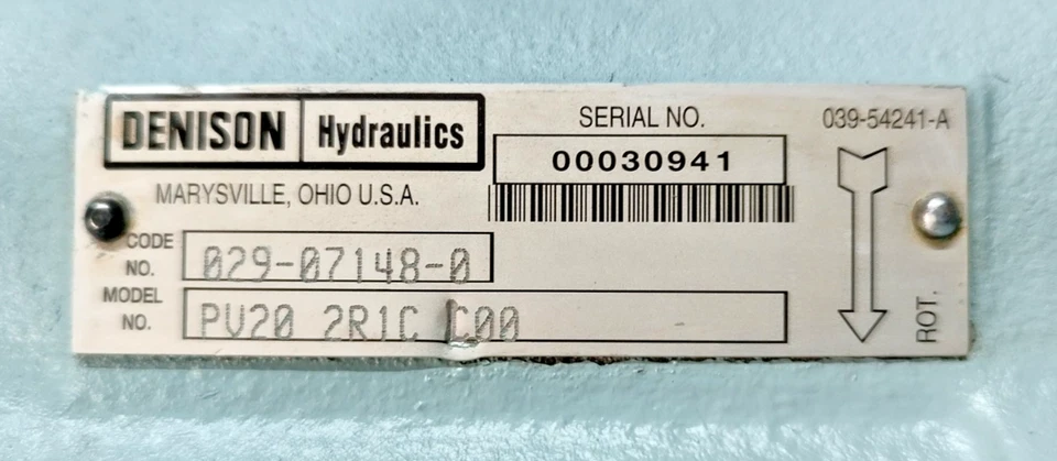 Denison Hydraulics PV20-2R1C-C00 Axial piston pump Code No.: 029-07148-0 - NEW - Image 3 of 4