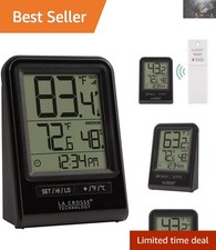 Digital Wireless Thermometer Humidity Monitor - 330ft Range, HI/LO Records