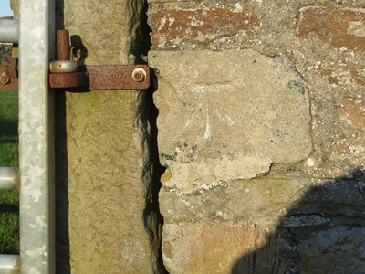 Foto 6x4 Ordnance Survey Schnittmarke Butterknowle Diese Marke finden Sie auf c2017