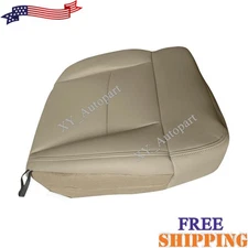 Driver Bottom Replacement Leather Seat Cover Tan For 2005 2006- 2008 Ford F150