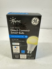 GE CYNC Smart WiFi LED Bulb A19 800lm Soft White Alexa Google No Hub