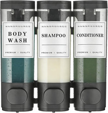 Shower Soap Dispenser Wall Mounted No Drill Shampoo Dispenser for Shower Wall Sh