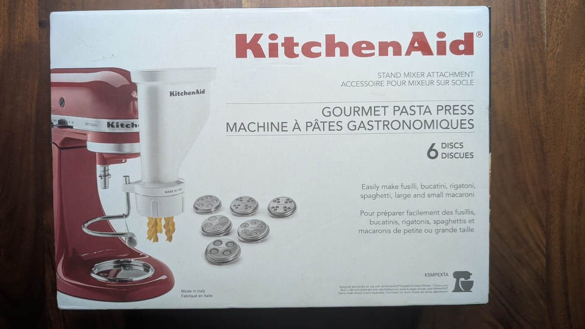 KitchenAid 5KSMPEXTA Pressa Per Pasta Corta - Accessorio Per Robot Da Cucina Con 6 Trafile Intercambiabili - Foto 9