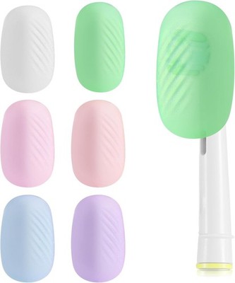 6 Pack Toothbrush Covers Caps for Electric and Manual Toothbrushes
