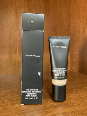 MAC Pro LongWear Nourishing Waterproof Foundation NC12 .84 oz / 25 ml NIB Sealed