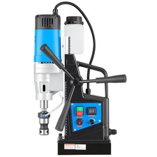 ZELCAN 1800W Magnetbohrmaschine 14000N Tischbohrmaschine mit 11 Bohrer 12-27mm