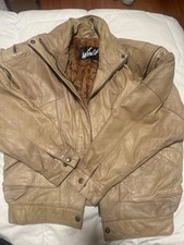 vintage winlit leather jacket womens small