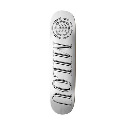 Element Pro Skateboard Deck Chrome Vincent Milou White Chrome 8,5''