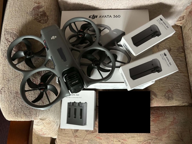 DJI Avata 360 3 x Batteries 1yr Care refresh Does NOT include RC 2 Controller!