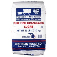 Pioneer Pure Fine Granulated Beet Sugar, 25 lbs
