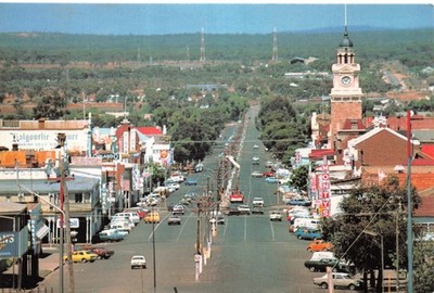WESTERN AUSTRALIA POSTCARD KALGOORILE W.A  CONTINENTAL SIZE GOOD PLUS VERY GD