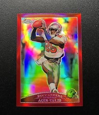 2009 Topps Chrome Aqib Talib Red Refractor 23/25 #TC85