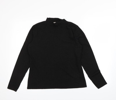 Muskatnuss Damen schwarzer Pullover Sweatshirt Größe 14