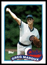 Greg Maddux 1989 Topps #240 Chicago Cubs MLB READ FREE SHIPPING AutographDen