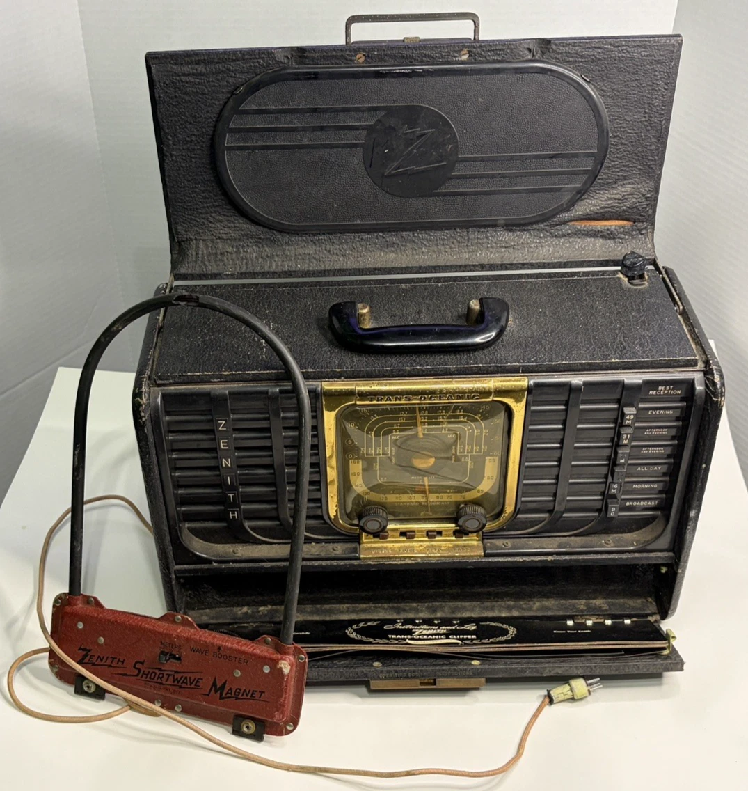 Zenith Transoceanic Wave Magnet In Vintage Radios for sale | eBay