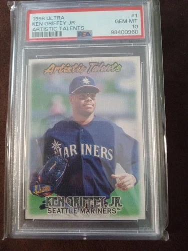 1998 Ultra Artistic Talents Ken Griffey Jr #1 PSA10 (HOF) Low Pop