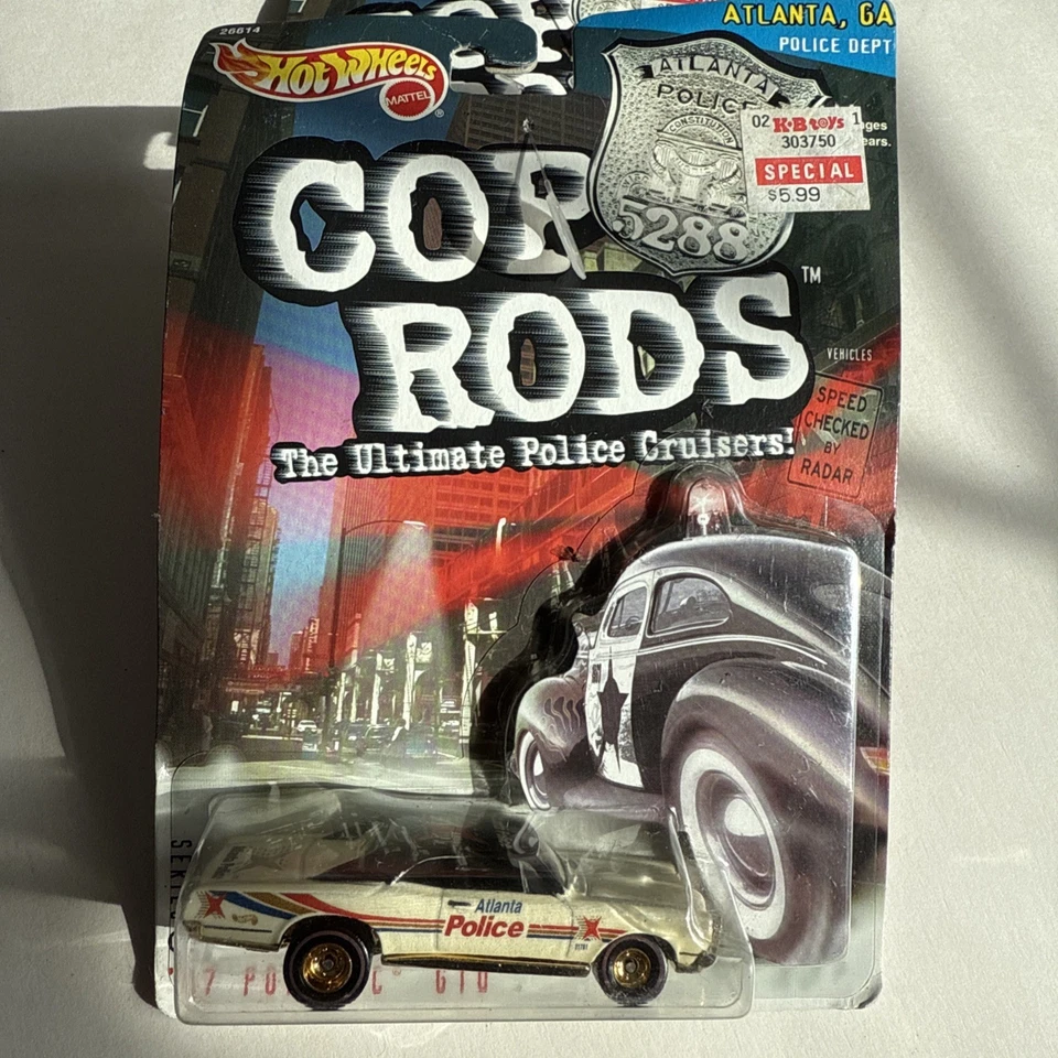Juego Pontiac GTO Hot Wheels Cop Rods Atlanta GA Police Department '67 Si 2 Raro Foto 2 de 4
