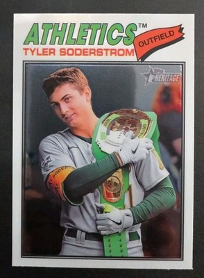 2026 Topps Heritage - Tyler Soderstrom #101 Chrome CMP 925 SP