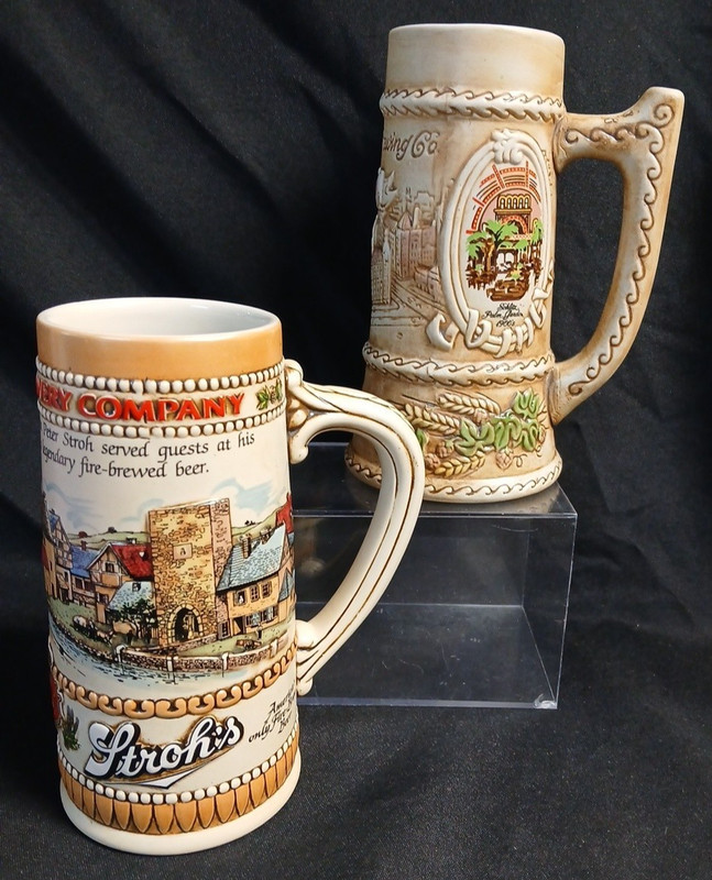 Numbered Stroh's Heritage Series II Schlitz Brewing Co Stein Mug Ceramarte 125th