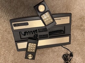 Mattel Intellivision system console system in box w/ 3 CIB video games UNTESTED