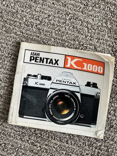 Pentax K1000 Original Bedienungsanleitung PDF (sofortiger Download
