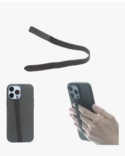 Universal Slim Black Elastic Phone Hand Strap Set Of 2 Compatible With Smartp...