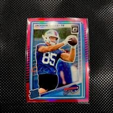 2025 Panini Donruss - Rated Rookie Jackson Hawes #357 Optic Preview Pink...