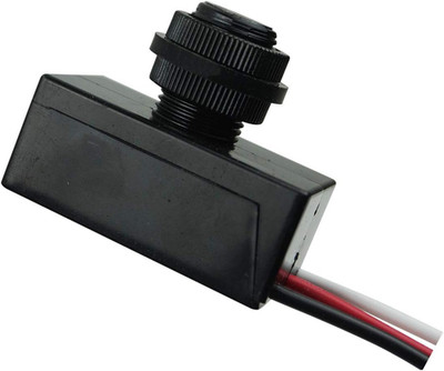 DC 12V 24V 36V 48V Outdoor Sensor Photoelectric Switch, 5A Dusk to Dawn Photocel