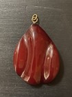 Vintage Red Pendant LUCITE  BAKELITE ? — photo 1