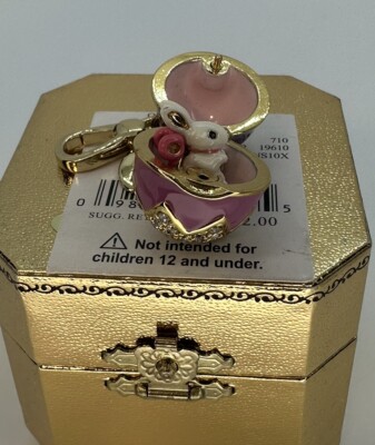 JUICY COUTURE CHARM - 2014 Limited Edition Easter Egg & Bunny Charm - NWT