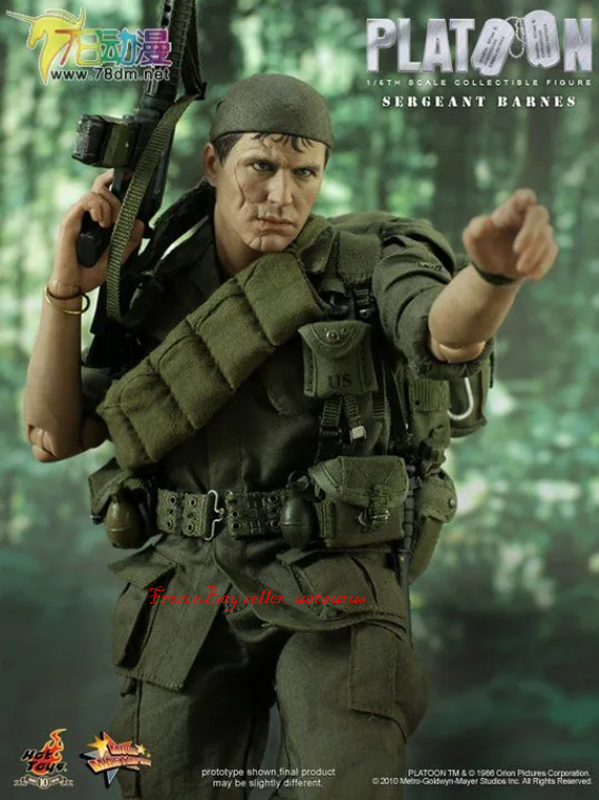ホットトイズ　プラトーン　バーンズ BARNES 1/6 ホットトイズ ムービー・マスターピース プラトーン 1/6 ボブ