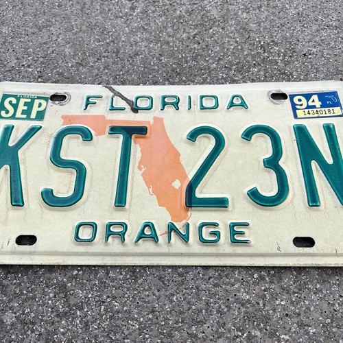 Original US Auto Kennzeichen Nummernschild USA 🇺🇸 Florida Orange - Bild 4 von 5