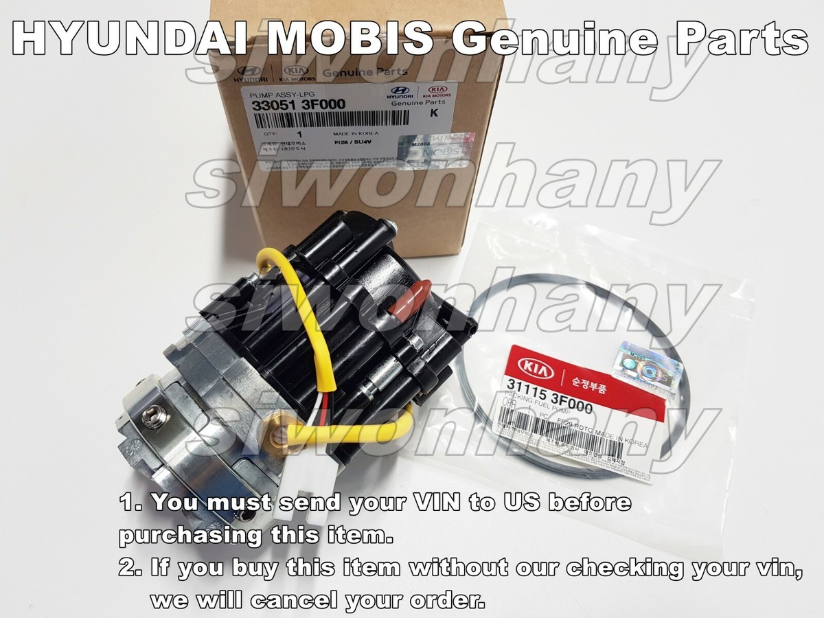 LPGランタン FL-2000 LPG LPI Fuel Pump & O-Ring Hyundai Grandeur Azera Sonata