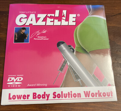 Gazelle Lower Body Solution Trainer Total Body Workout w/ Tony Little Sealed NIP