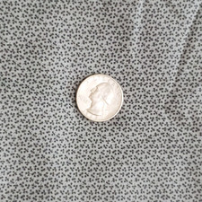 Cranston VIP Cotton Calico Fabric Tone on Tone Gray Blue 44" Wide x 2 Yards