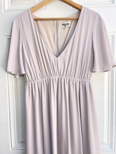 Show Me Your MuMu Emily Empire Maxi Dress Women's Pink  V neck Long Size M
