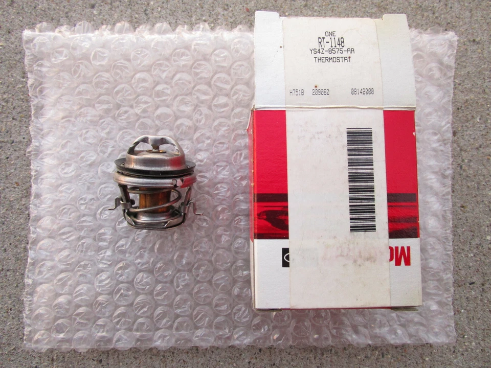 FORD YS4Z-8575-AA YS4Z8575AA MOTORCRAFT RT1148 ENGINE COOLANT THERMOSTAT OEM NEW - Image 2 of 4