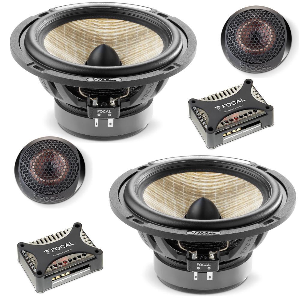 Focal PS165FXE Flax Evo Series Expert 2 Way 6.5"" Car Door Component Speakers 80w