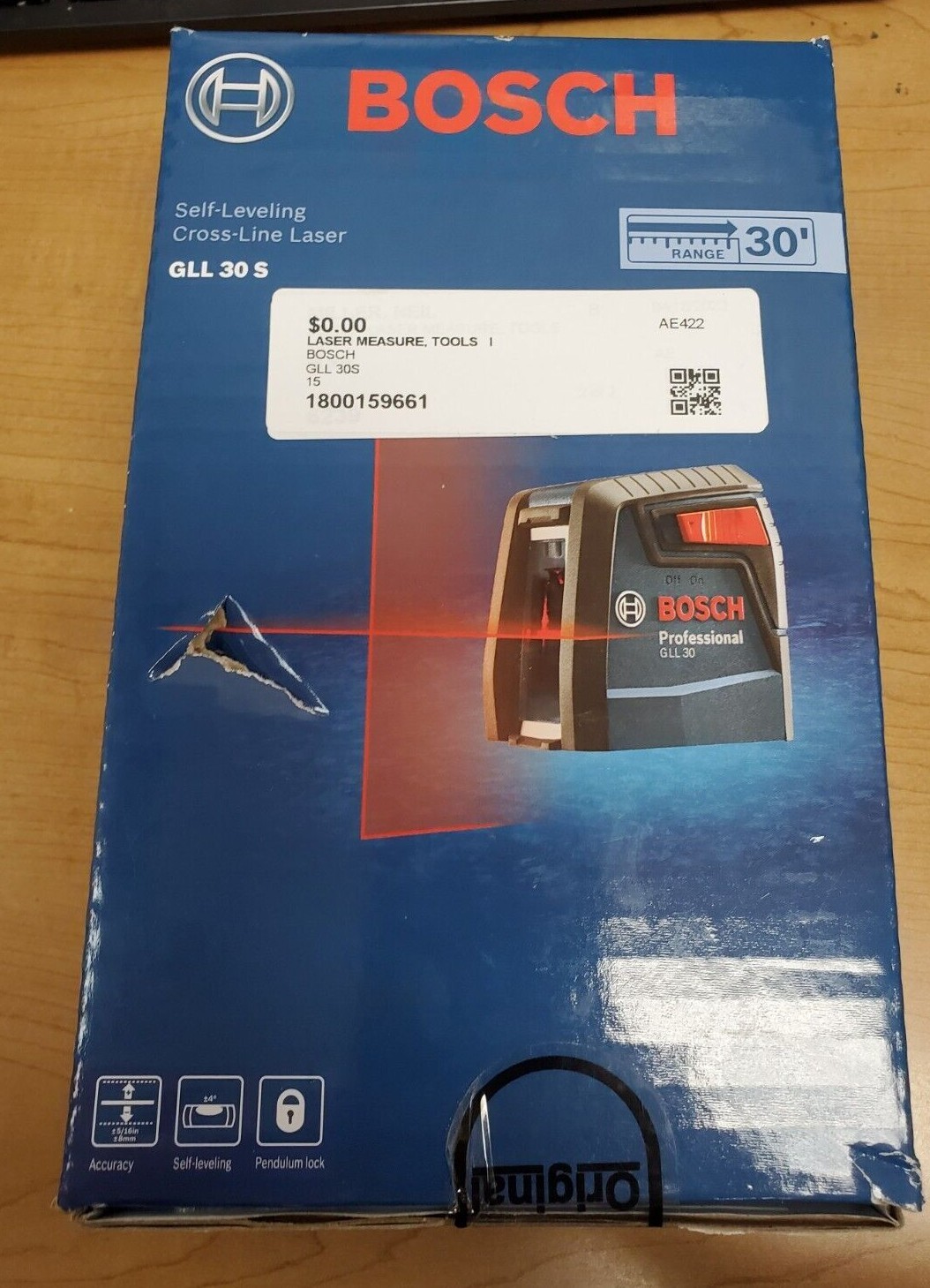 NEW BOSCH SELF LEVELING CROSS LINE 