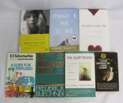 Bleed Like Me Brain on Fire The Quiet Room Imagine Me Gone Book Lot of 7