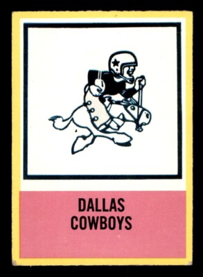 1967 Philadelphia Football #60 Dallas Cowboys Insignia VG *e4
