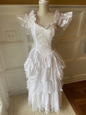 VINTAGE 1980S GUNNE SAX 5/6 XS JESSICA MCCLINTOCK FORMAL WEDDING