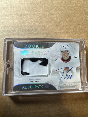 2020-21 UD The Cup Tim Stutzle Exquisite RPA Horizontal /25 ECH-TS Senators RC