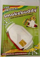 Smoke Buddy The Original PERSONAL AIR FILTER "WHITE" w/ FREE Keychain